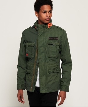 Superdry Rookie Mix Four Pocket Férfi Kabát Zöld | PHJRC0912